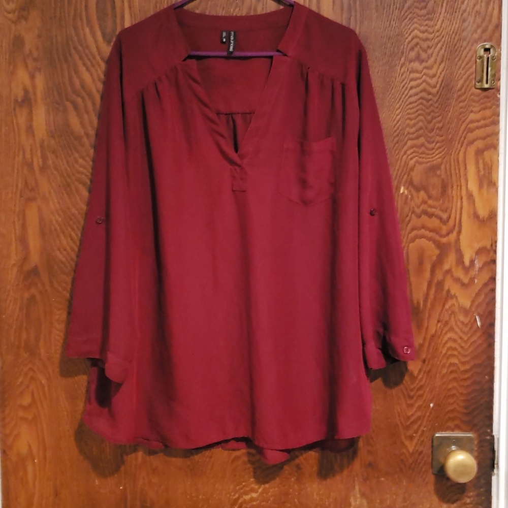 Maurice's Sheer blouse